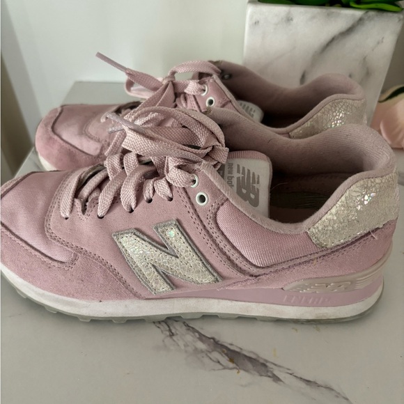 New balance 574 women’s pink suede - Picture 9 of 11